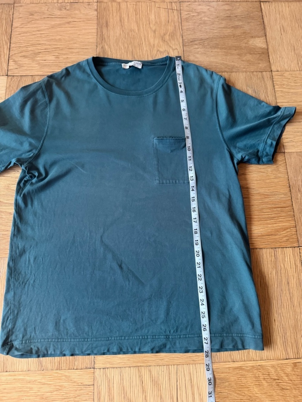 Bottega Veneta 52 Mens Large T Shirt Green Crew Neck Short Sleeve Cotton - Picture 7 of 10